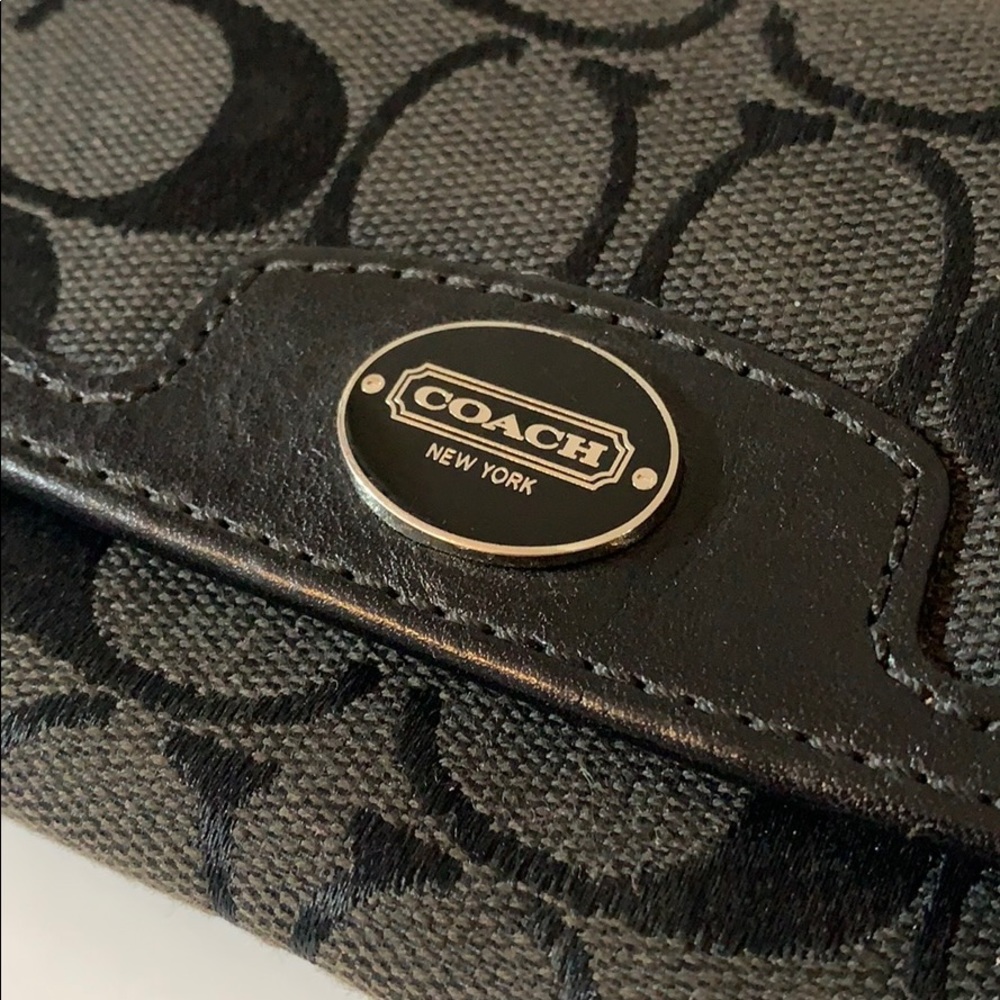 Black Coach Wallet